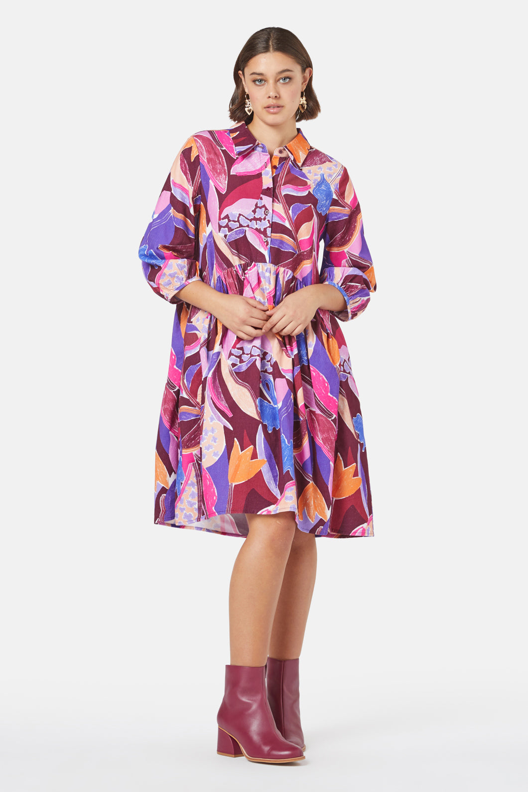 Gorman - Tender Tulips Shirt Dress - print