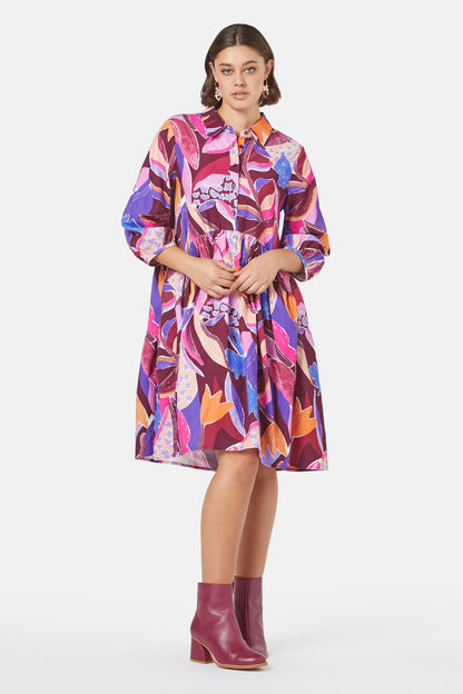 Gorman - Tender Tulips Shirt Dress - print