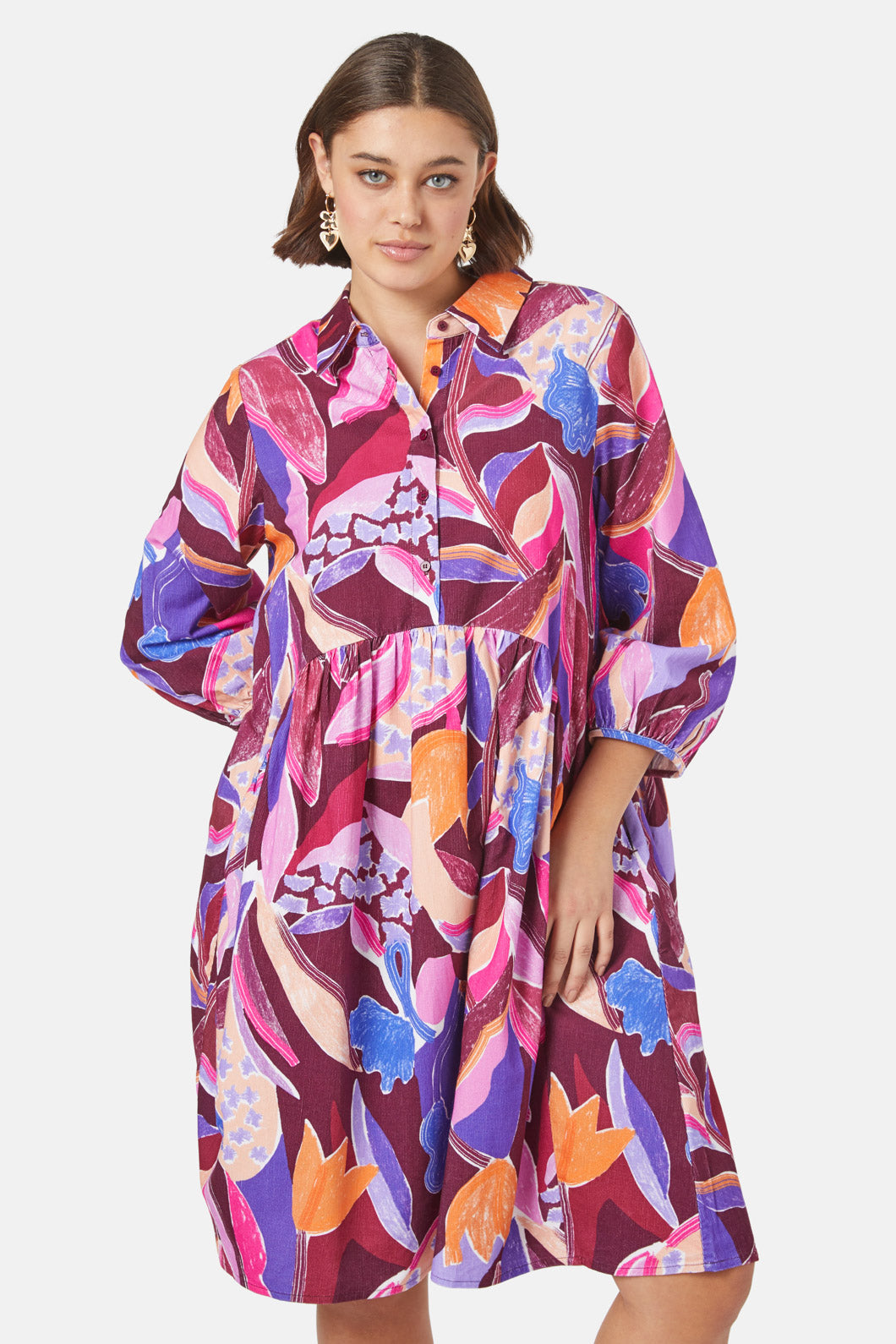 Gorman - Tender Tulips Shirt Dress - print