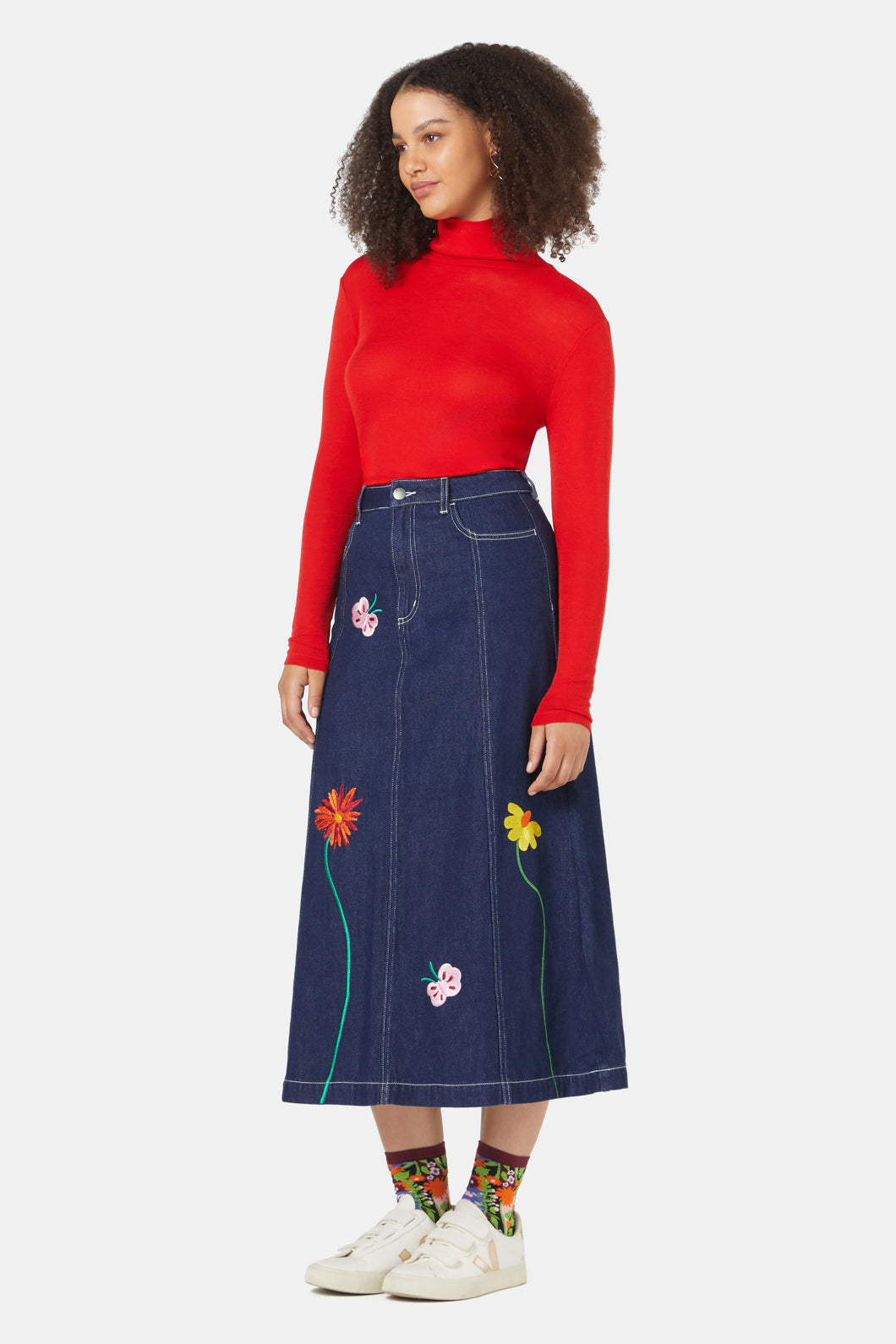 Gorman - Suncatcher Maxi Denim Skirt - indigo