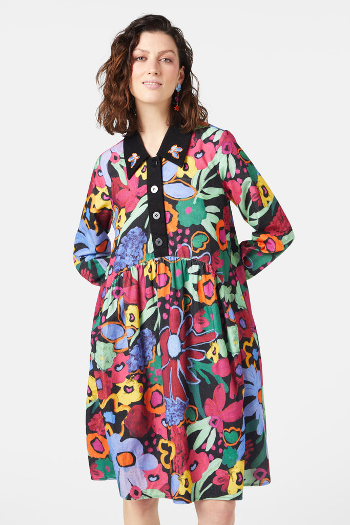 Brushed Bouquet Smock Dress Gorman