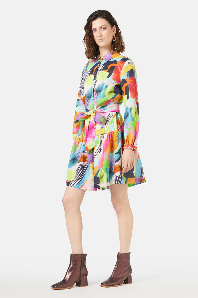 Aerial Abstract Dress – Gorman