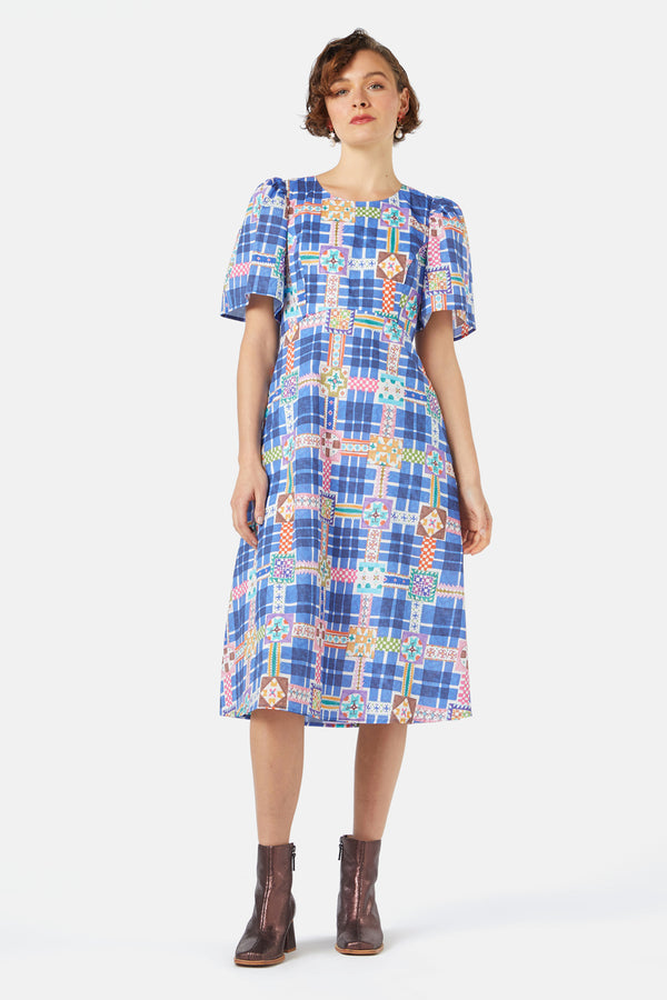 blue stained dress Stained Glass Long Dress – Gorman
