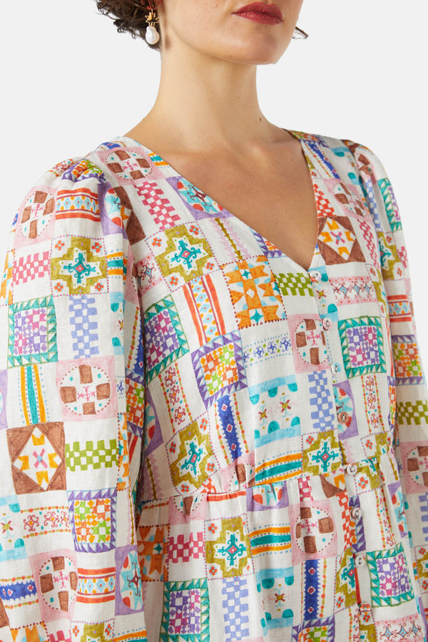 Stained Glass Tiered Dress – Gorman