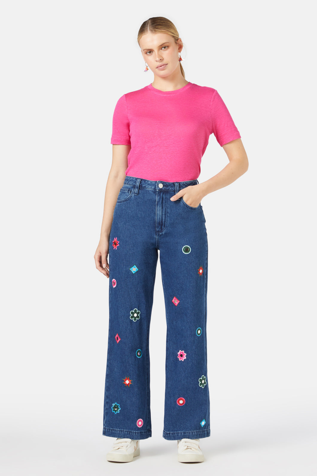 Gorman - Mirror Mirror Jeans - mid-blue