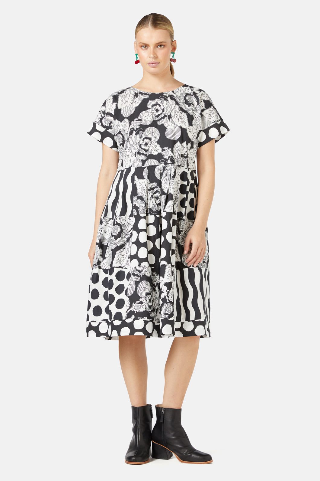 Gorman - Seeing Spots Patchwork Dress - print