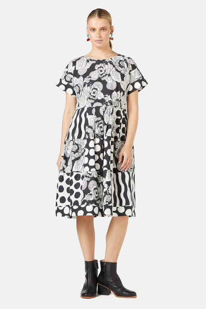 Gorman - Seeing Spots Patchwork Dress - print
