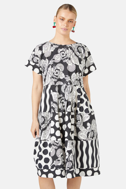 Gorman - Seeing Spots Patchwork Dress - print