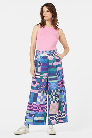 Gorman - Tropic Check Skort - print