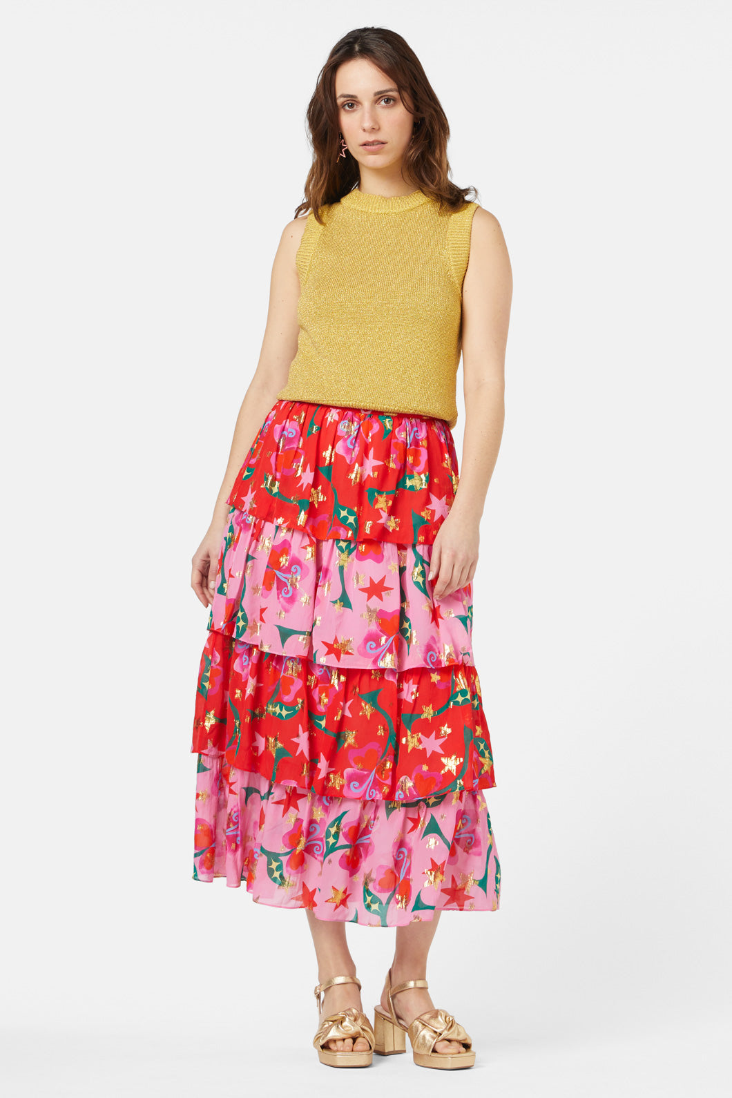 Gorman - Peruvian Lily Skirt - print