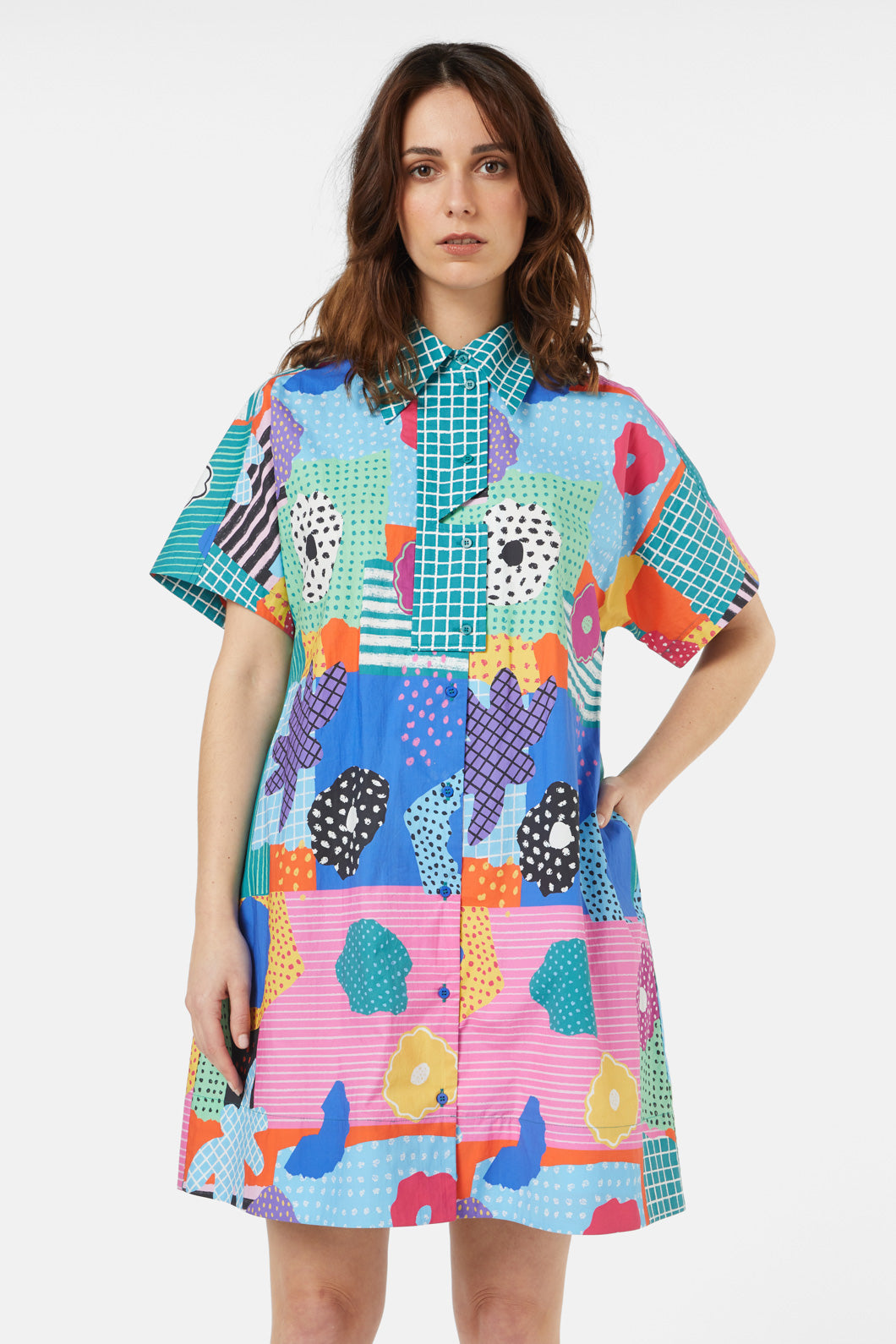 Paper Patch Shirt Dress Gorman