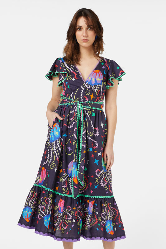 Gorman - Jellyfish At Night Dress - print