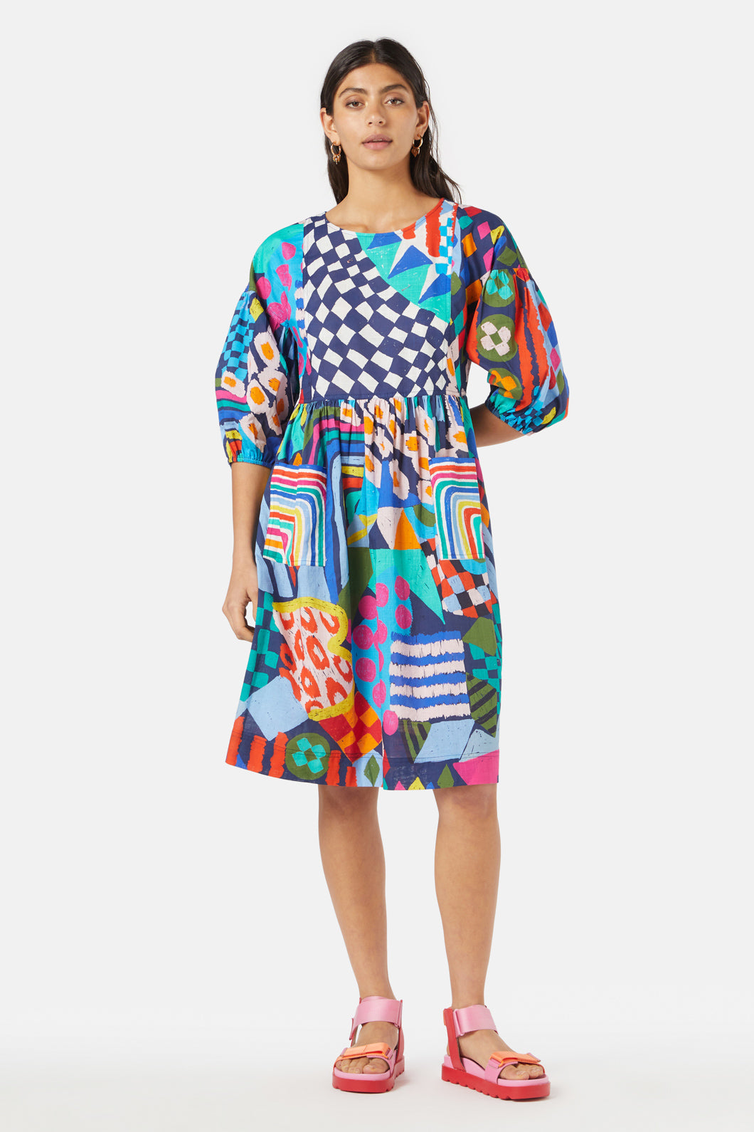 Gorman - Unicorn Smock Dress - print