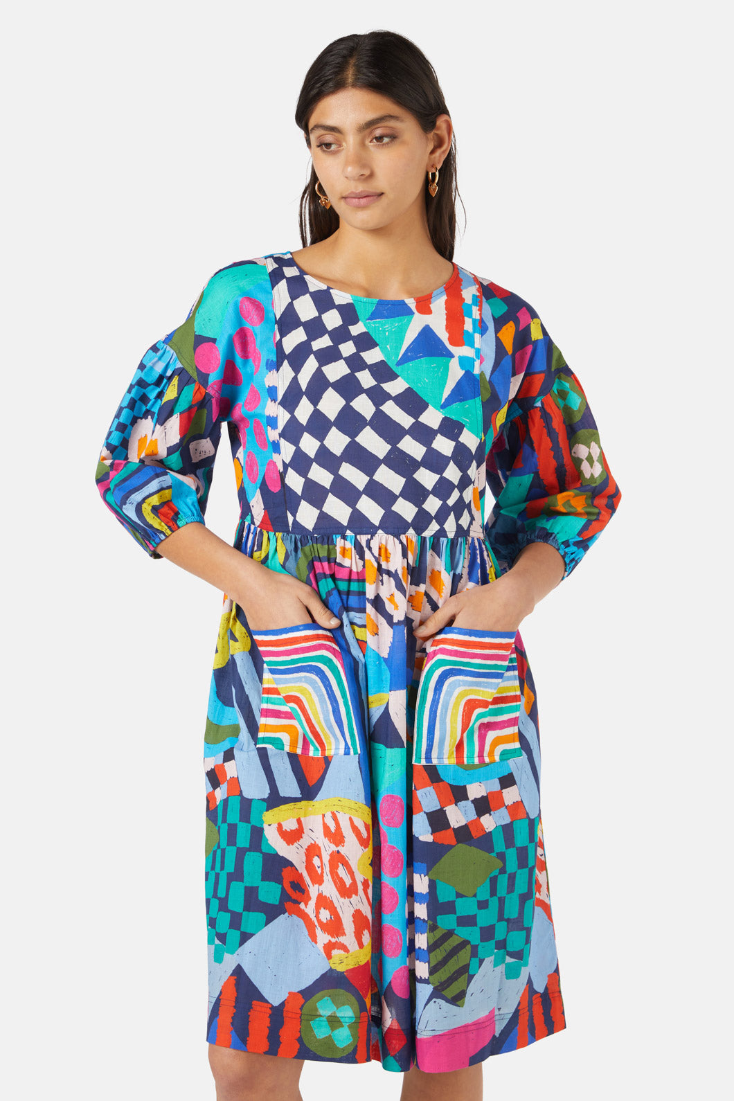 Gorman - Unicorn Smock Dress - print