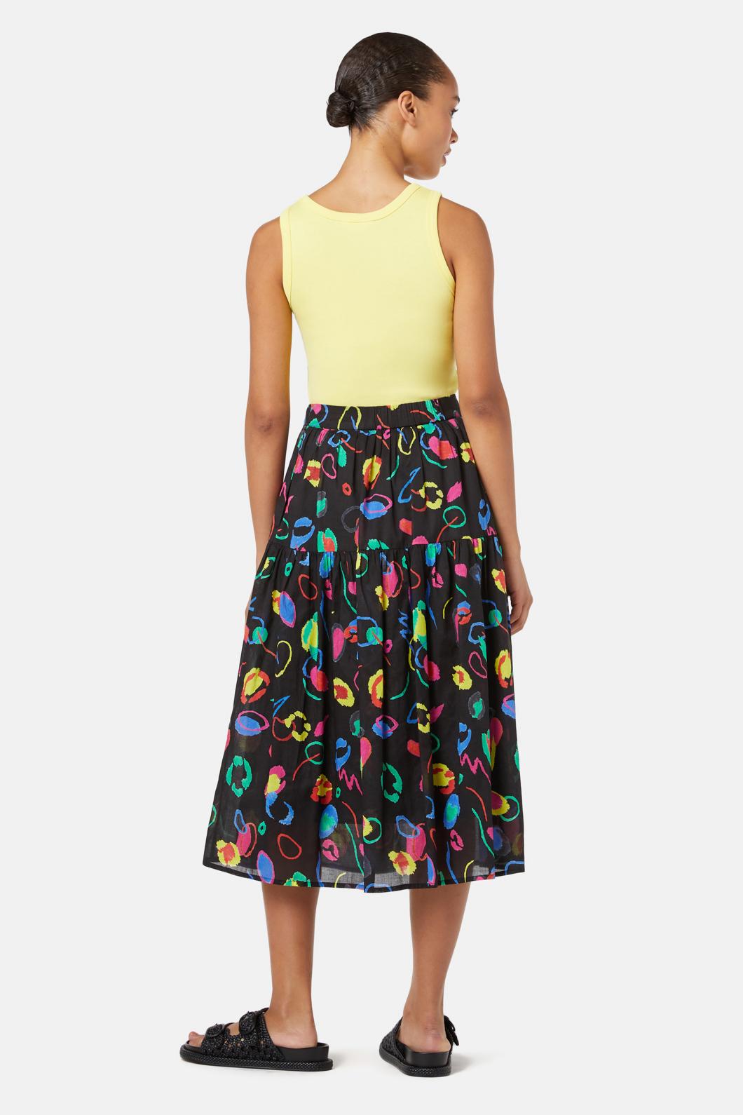 Gorman - Neon Scribble Party Skirt - print