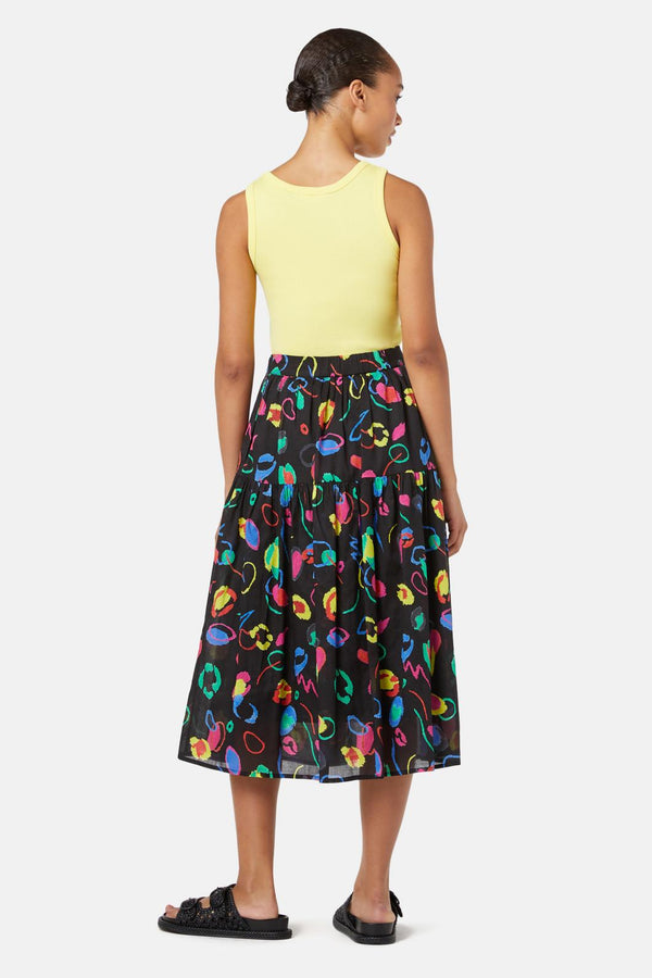 Gorman - Neon Scribble Party Skirt - print