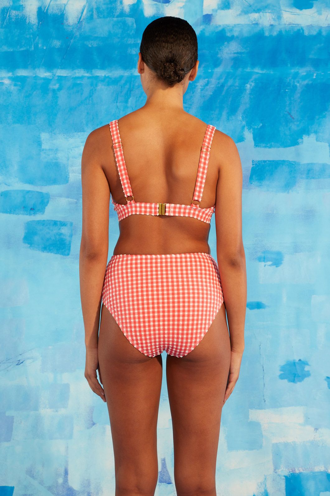 Gorman - Gingham Bikini Top - red