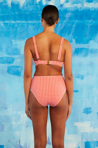 Gorman - Gingham Bikini Top - red