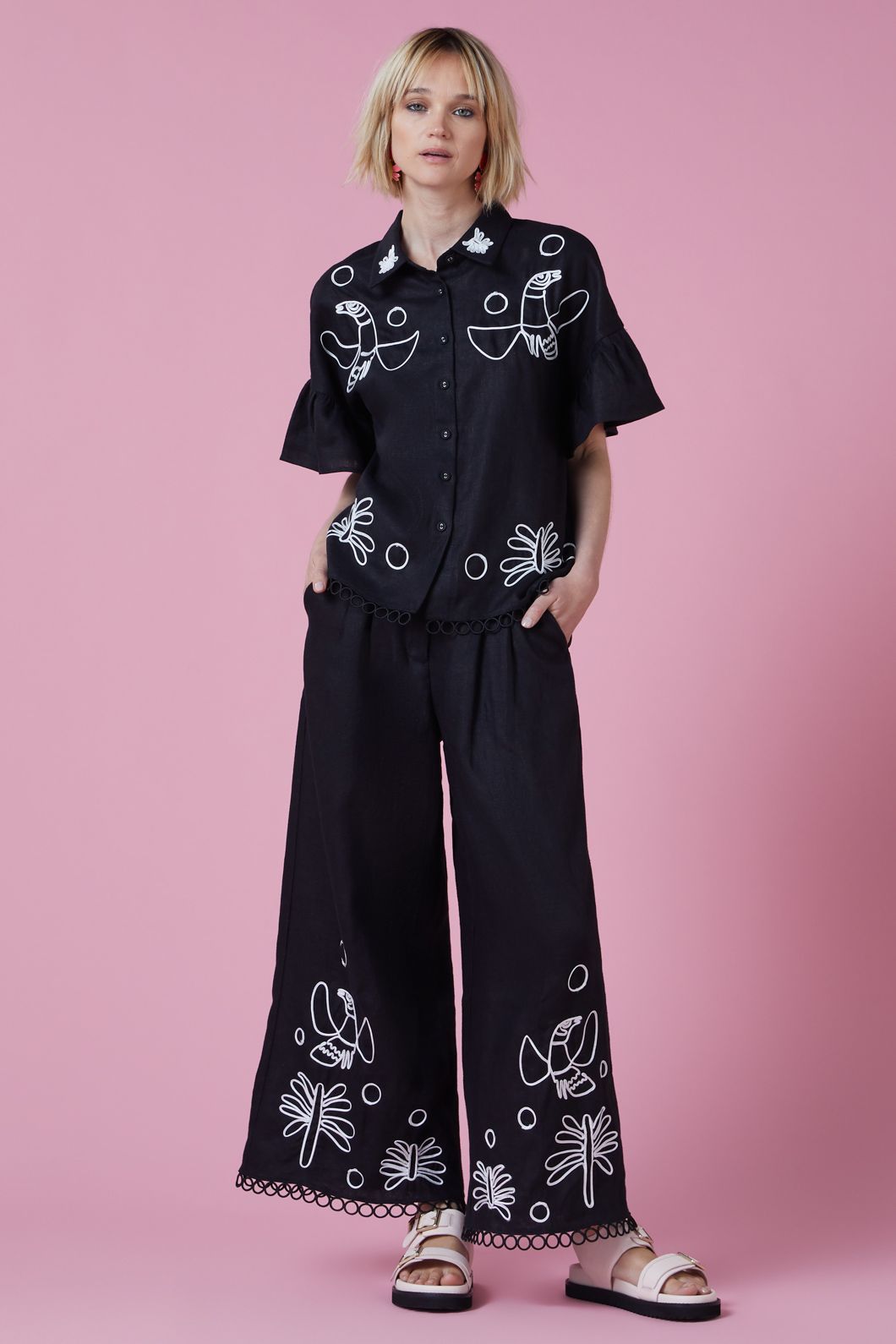 Gorman - Palm Pals Pant - black