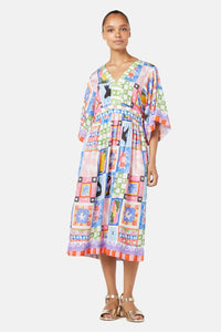 Gorman - Summer Squares Scarf Dress - print