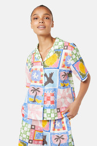 Gorman - Summer Squares Shirt - print