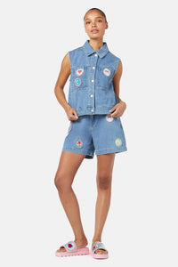 Gorman - Bring A Plate Denim Vest - denim