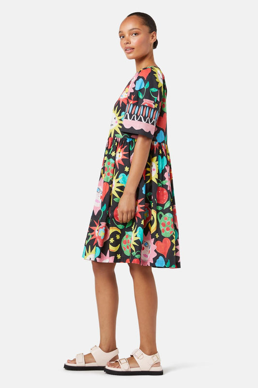 Gorman - Bring A Plate Smock Dress - print