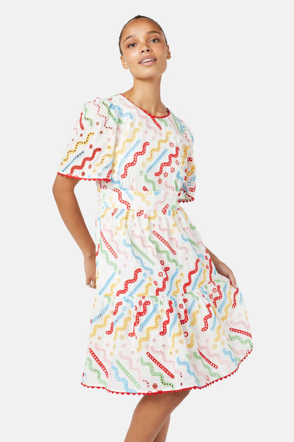 Gorman - Dizzy Dangler Anglaise Dress - multi