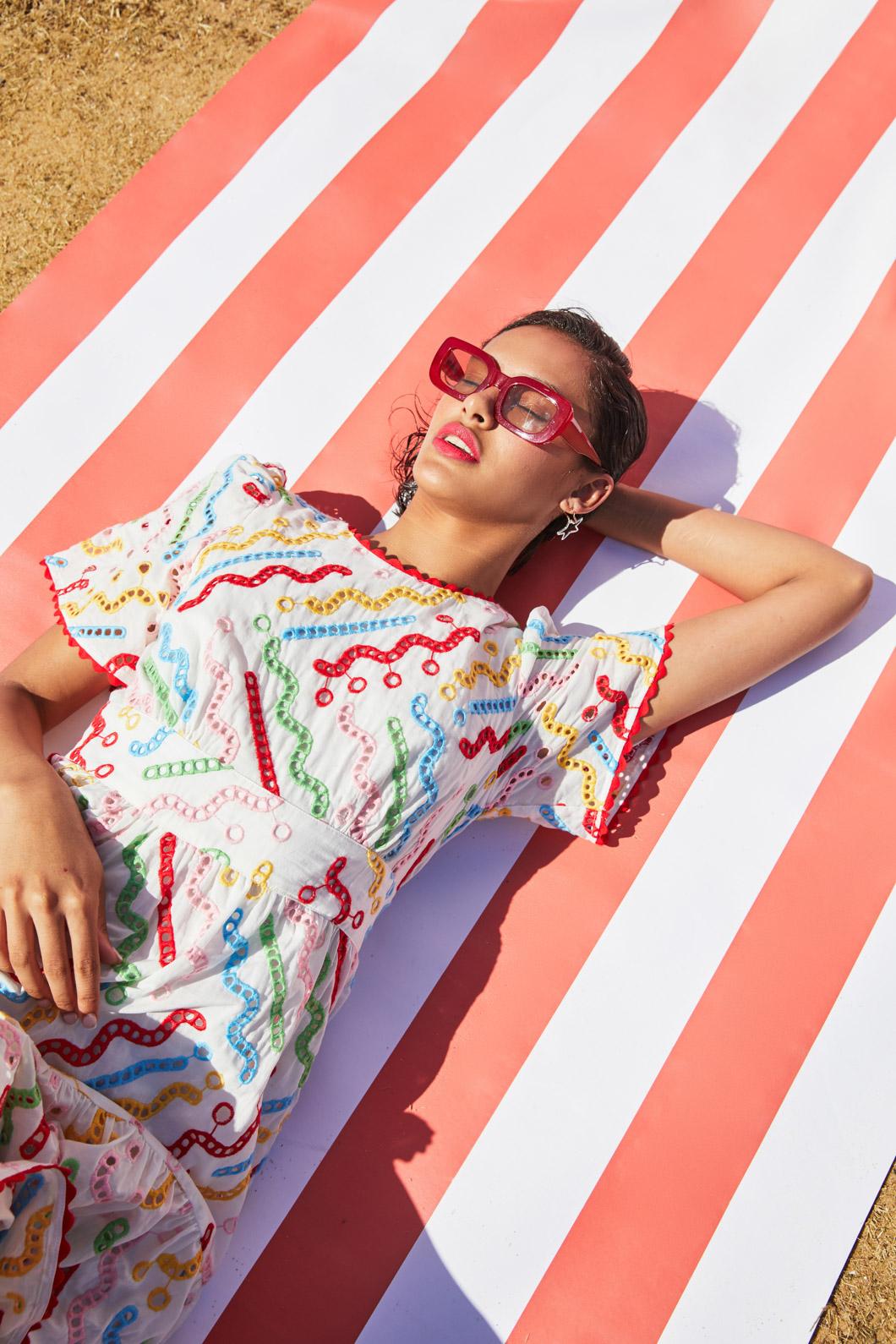 Gorman - Dizzy Dangler Anglaise Dress - multi