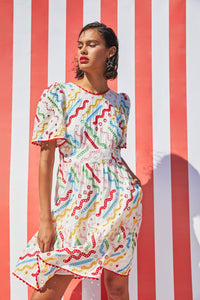 Gorman - Dizzy Dangler Anglaise Dress - multi