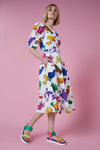 Gorman - The Birds Dress - print