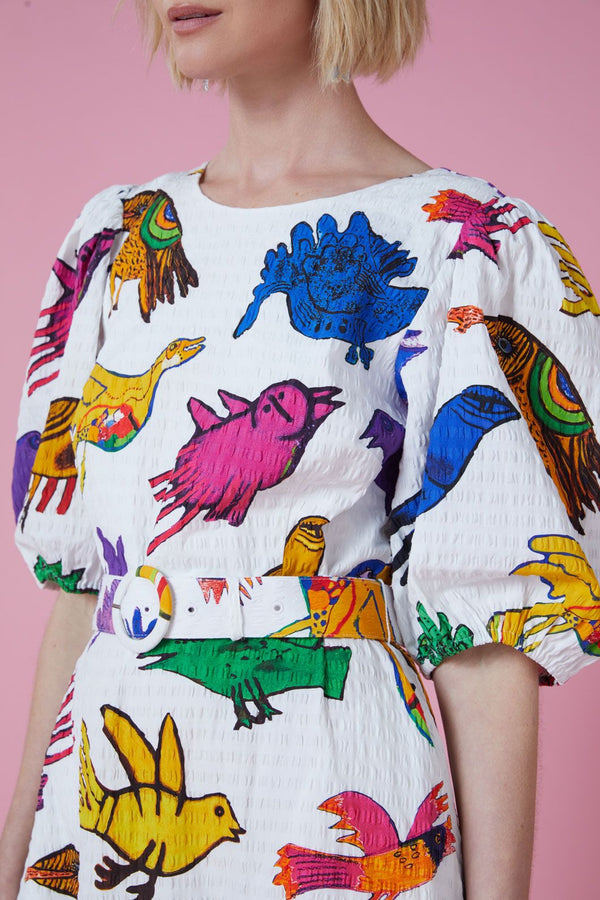 Gorman - The Birds Dress - print
