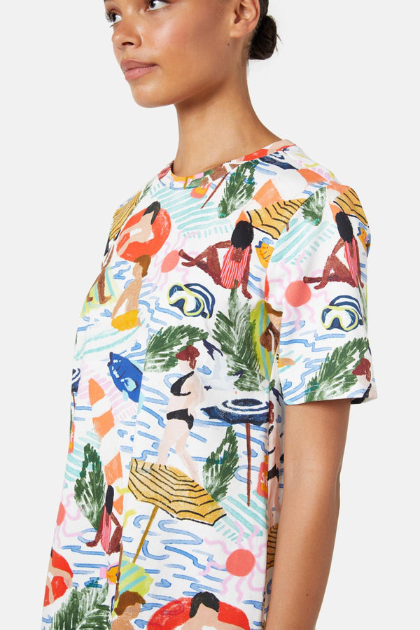 Gorman - Between The Flags Jersey Dress - print