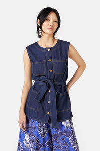 Gorman - Indigo Blues Denim Vest - indigo
