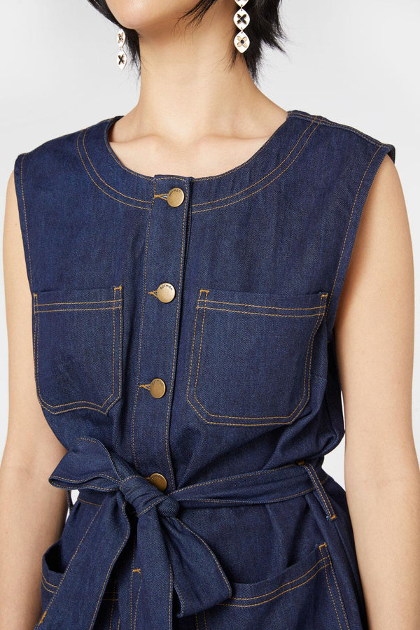 Gorman - Indigo Blues Denim Vest - indigo