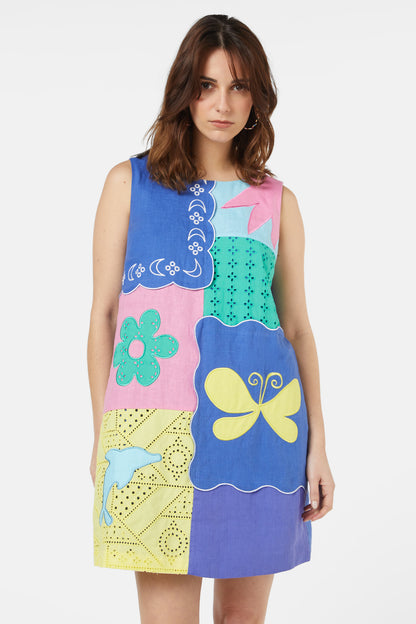 Gorman - Friends Of The Sun Shift Dress - multi