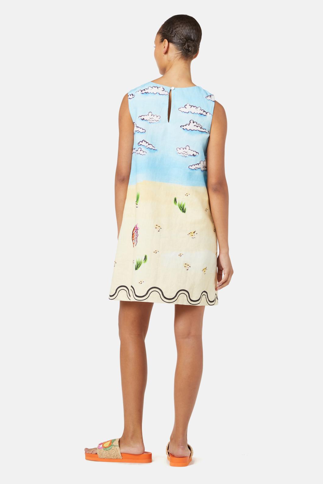 Gorman - Inky Beach Shift Dress - print