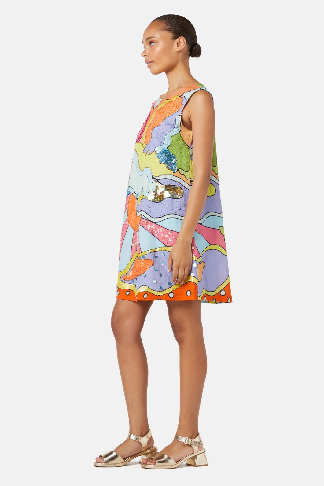 Gorman - Solar Eclipse Shift Dress - multi