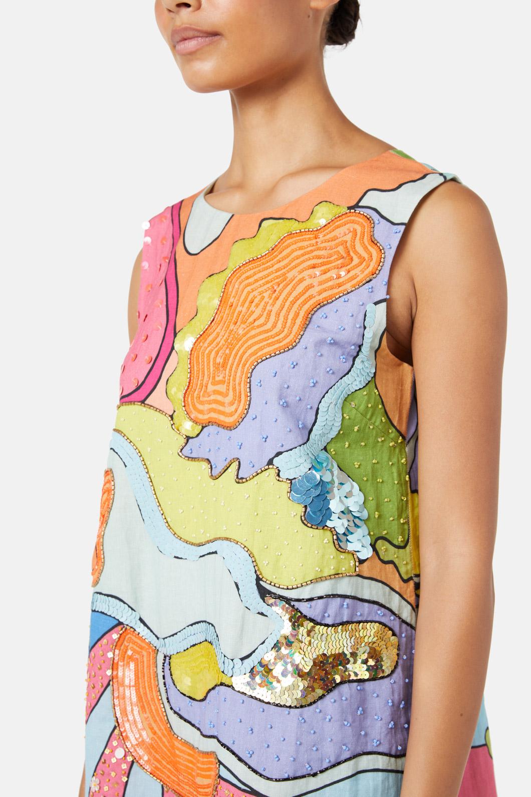 Gorman - Solar Eclipse Shift Dress - multi