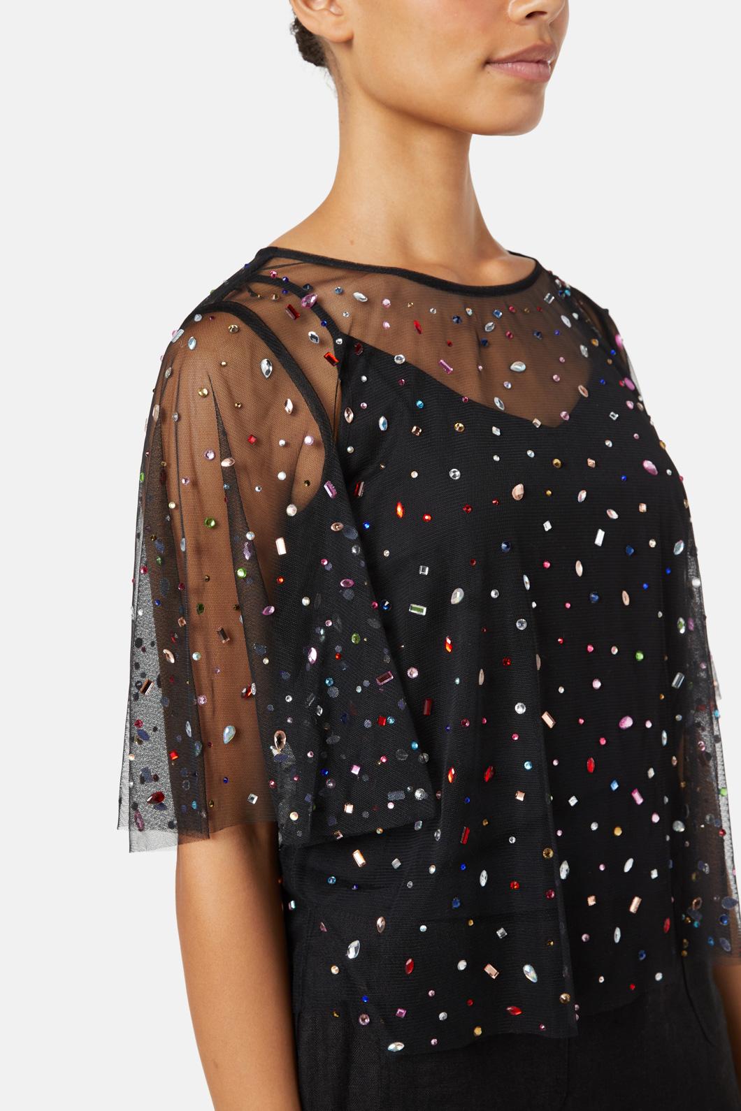 Gorman - Treasure Mesh Top - black