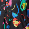 Neon Scribble Tiered Dress