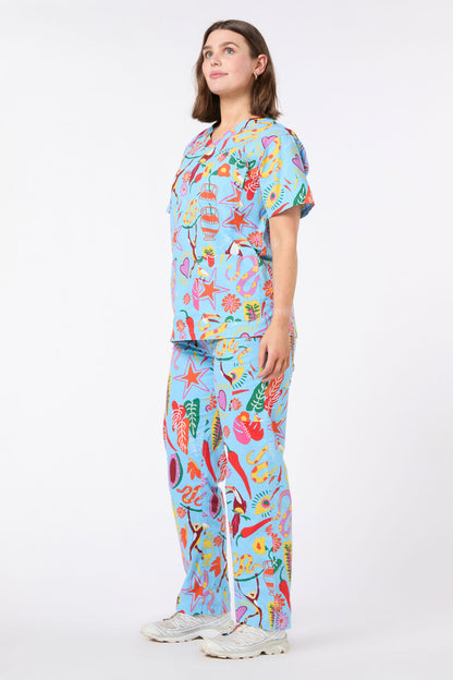 Gorman - Fuego Scrub Set - blue
