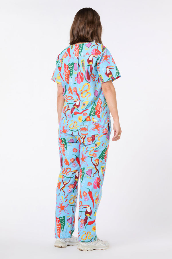 Gorman - Fuego Scrub Set - blue