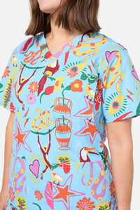 Gorman - Fuego Scrub Set - blue