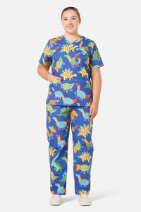 Gorman - Dino Scrub Set - print