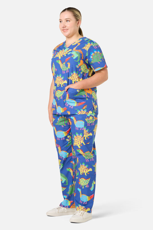 Gorman - Dino Scrub Set - print