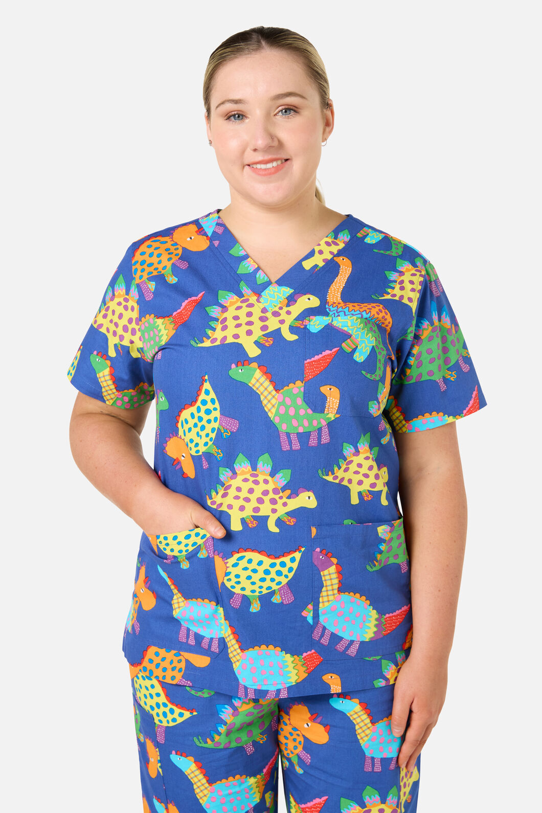 Gorman - Dino Scrub Set - print