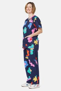 Gorman - Star Daisy Scrub Set - print