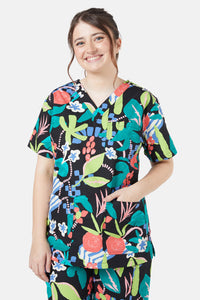 Gorman - To Market Scrub Set - print