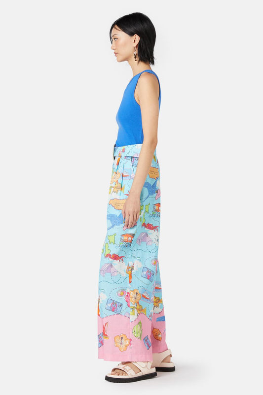 Gorman - Souvenir Pant - print
